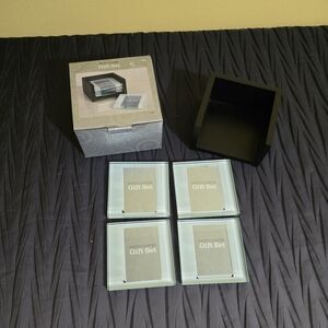 Glass Photo Coaster Gift Set